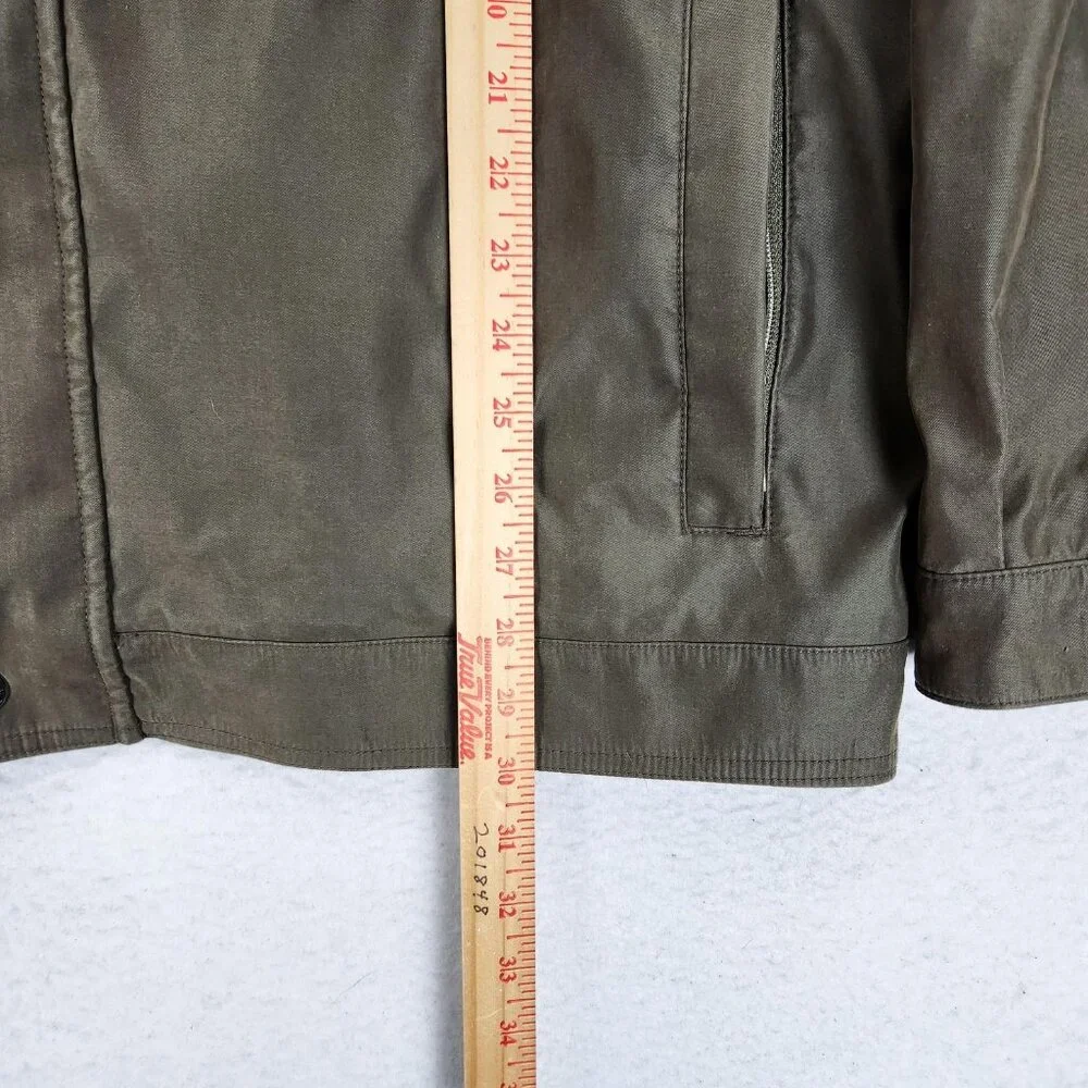 Michael Kors Jacket Mens 2XL Green Packable Hood Full Zip Classic Casual Outdoor